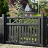 Plus Zaunelement Vinesse 150 x 96 cm schwarz