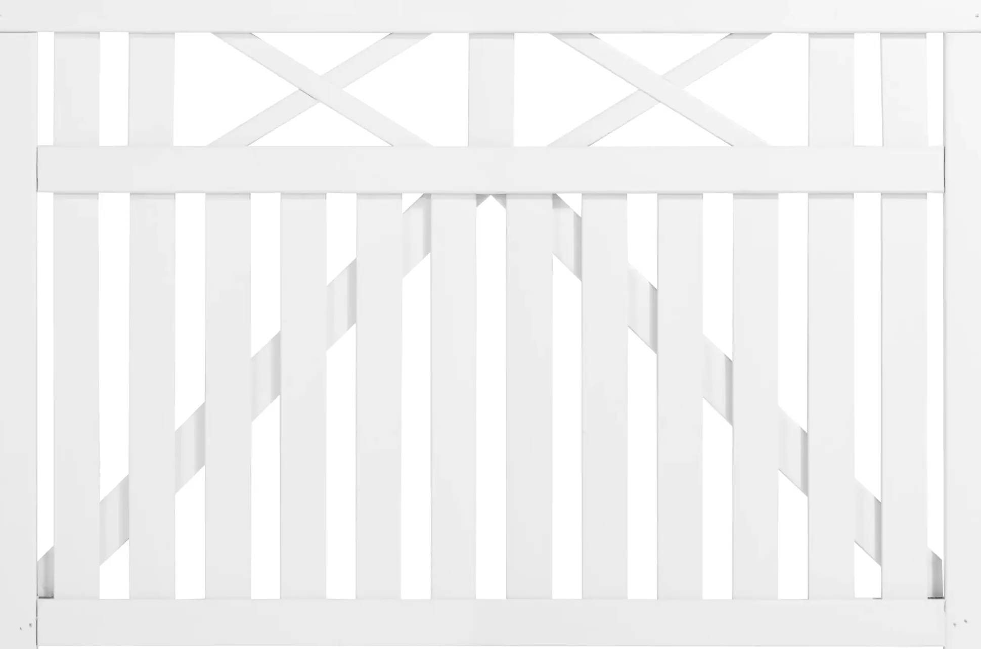Plus Zauntor Vinesse 150 x 98 cm weiß