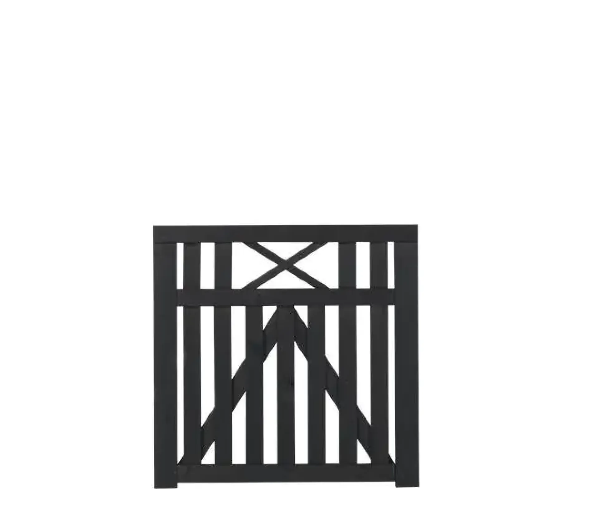 Plus Zauntor Vinesse 100 x 98 cm schwarz