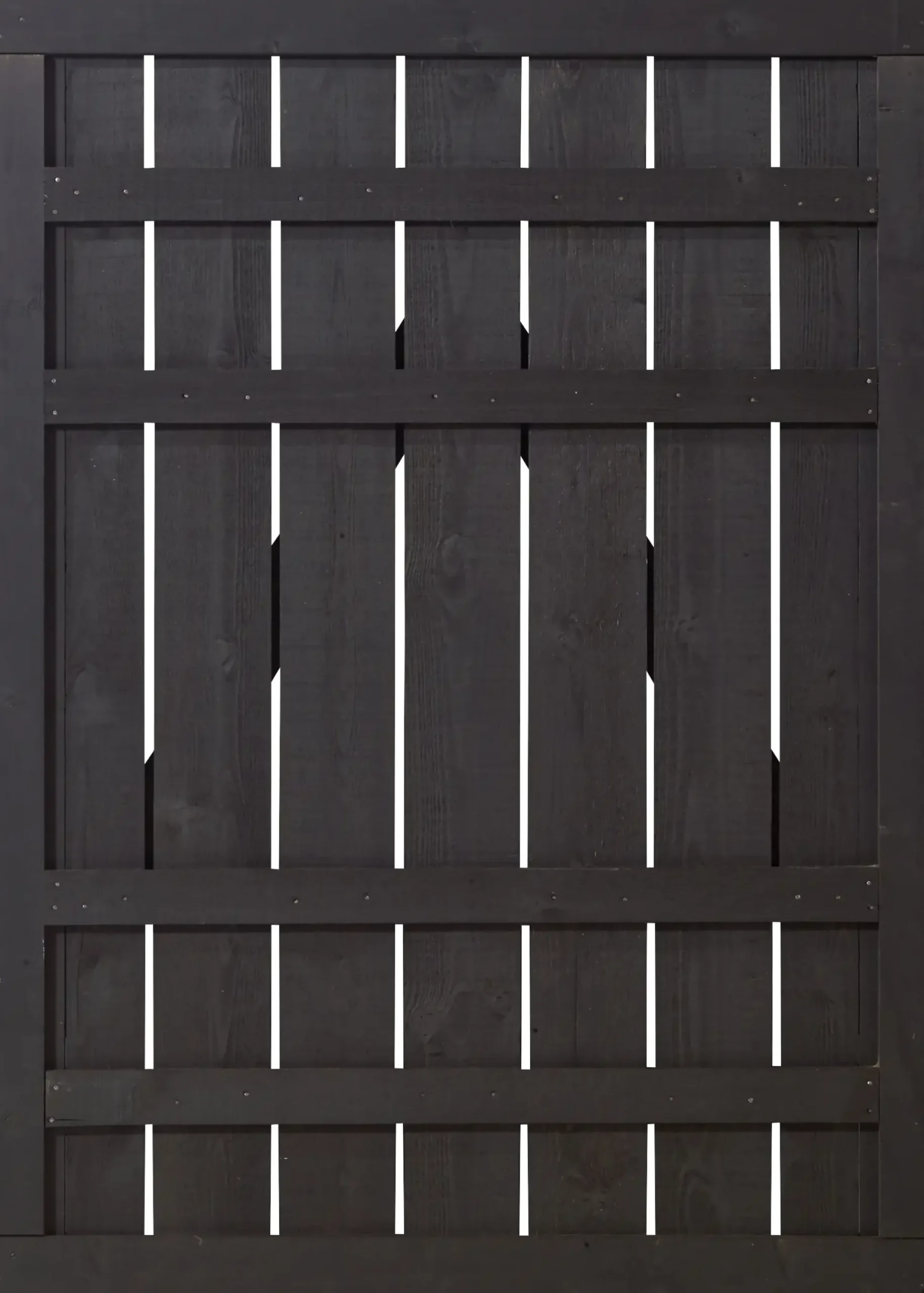 Plus Zauntür Rustik 100 x 138 cm schwarz