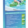 Pool-Bodenschutzvlies grau 3,2 x 2,2 m 140 g eckig