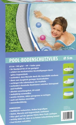 Premium Garden Bodenschutzvlies für Pools Ø 5 m