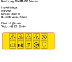 Primaster Akku-Rasenmäher PMARM 4046 40 Volt inkl. Akku & Ladegerät