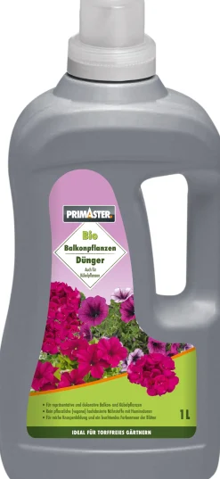 Primaster Bio Flüssigdünger 1 l für Balkon- & Kübelpflanzen