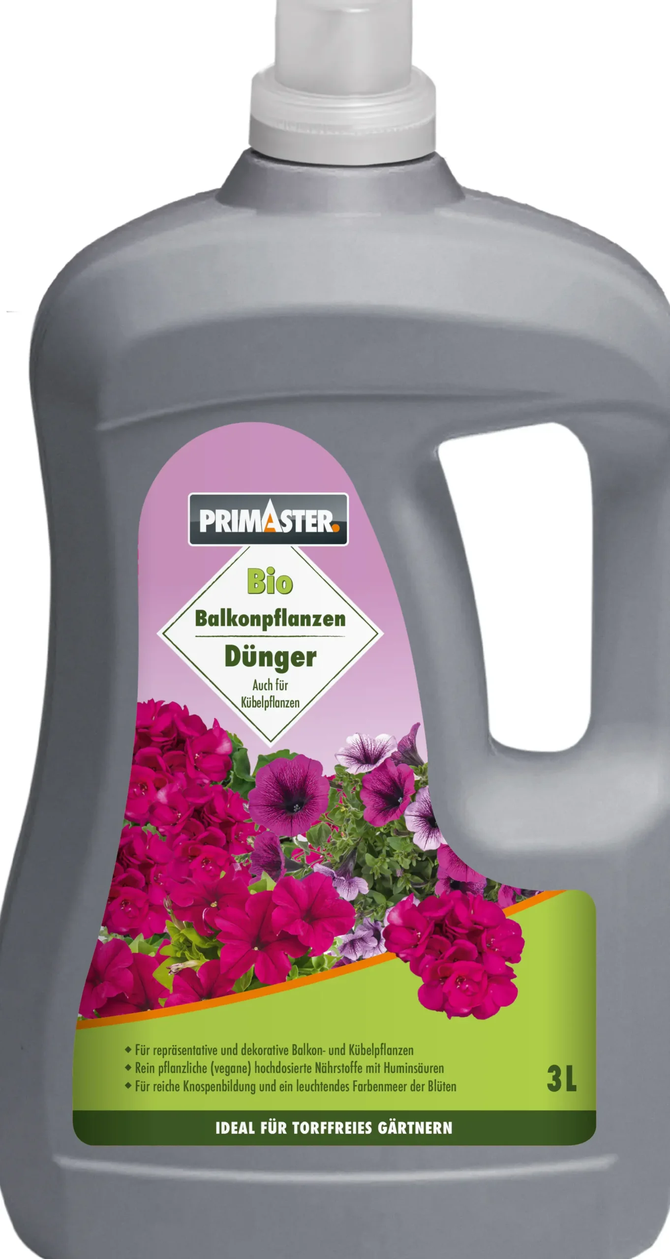 Primaster Bio Flüssigdünger für Balkonpflanzen 3 L