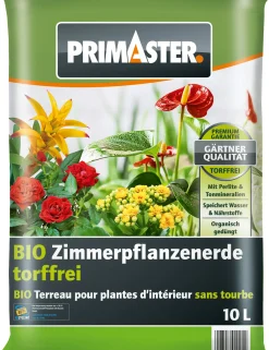 Primaster Bio Zimmerpflanzerde torffrei 10 L