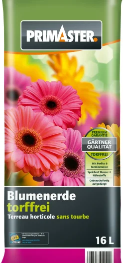 Primaster Blumenerde 16 L torffrei