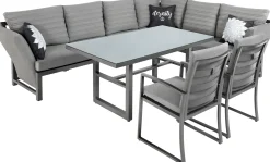 Primaster Dining Lounge Möbelset Ravenna mit wetterfestem Bezug