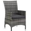Primaster Diningsessel Nardo XL aus Kunststoffgeflecht, black pearl