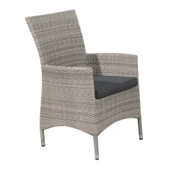 Primaster Diningsessel Nardo XL aus Kunststoffgeflecht, greyline