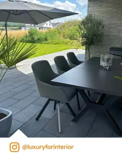 Primaster Drehsessel Miramar mit wetterfestem Bezug anthrazit