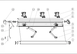 Primaster Elektrische Vollkassetten-Markise inkl. Funkfernbedienung - B-Ware
