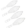 Primaster Fischbräter-Set Edelstahl 4 Stück 42 cm