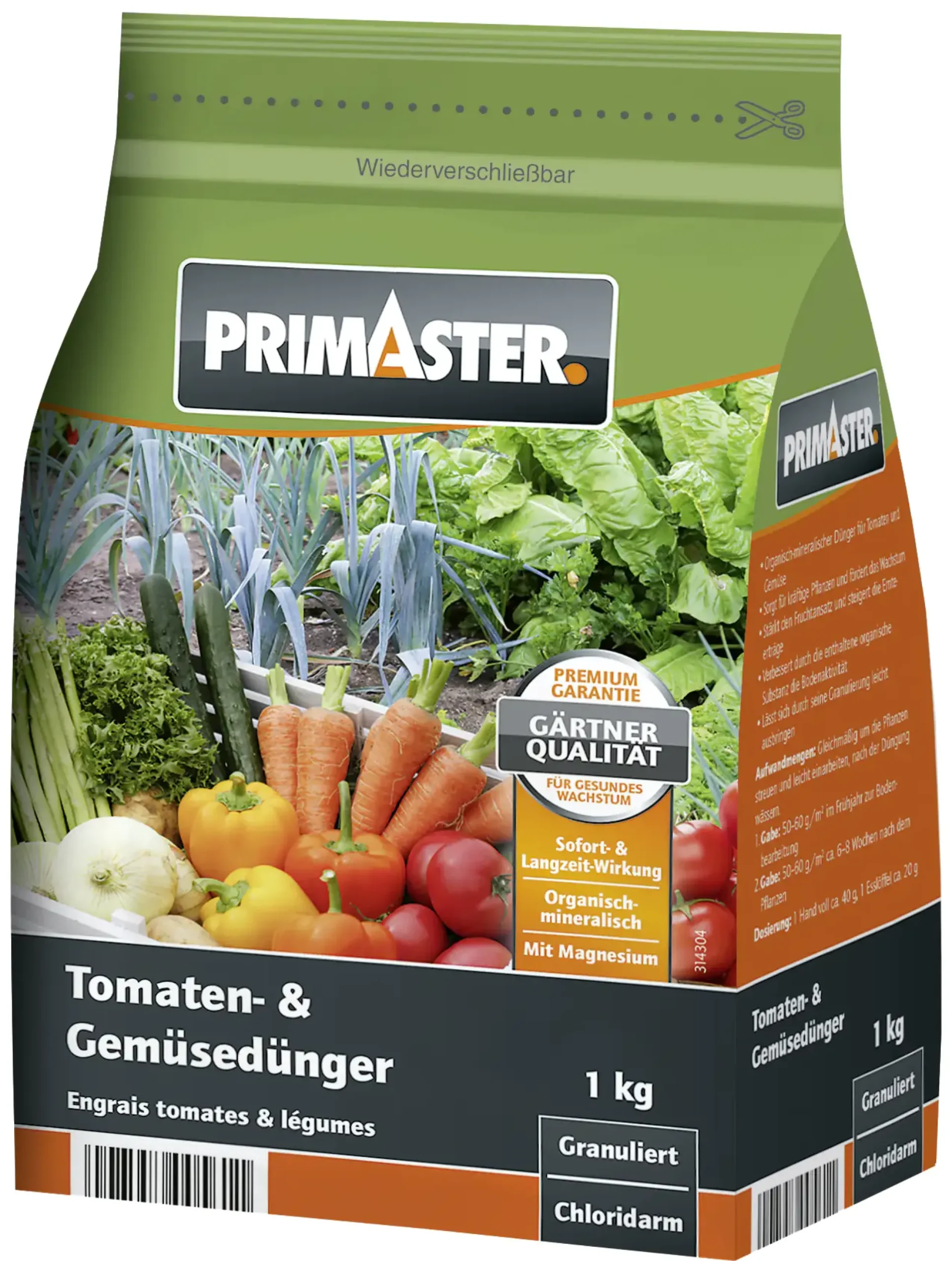 Primaster Gartendünger Tomate und Gemüse 1 kg