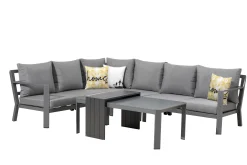 Primaster Gartenmöbel-Set Elbasan Aluminium
