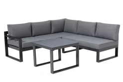 Primaster Gartenmöbel-Set Limoncello Aluminium mit verstellbarem Kopfteil