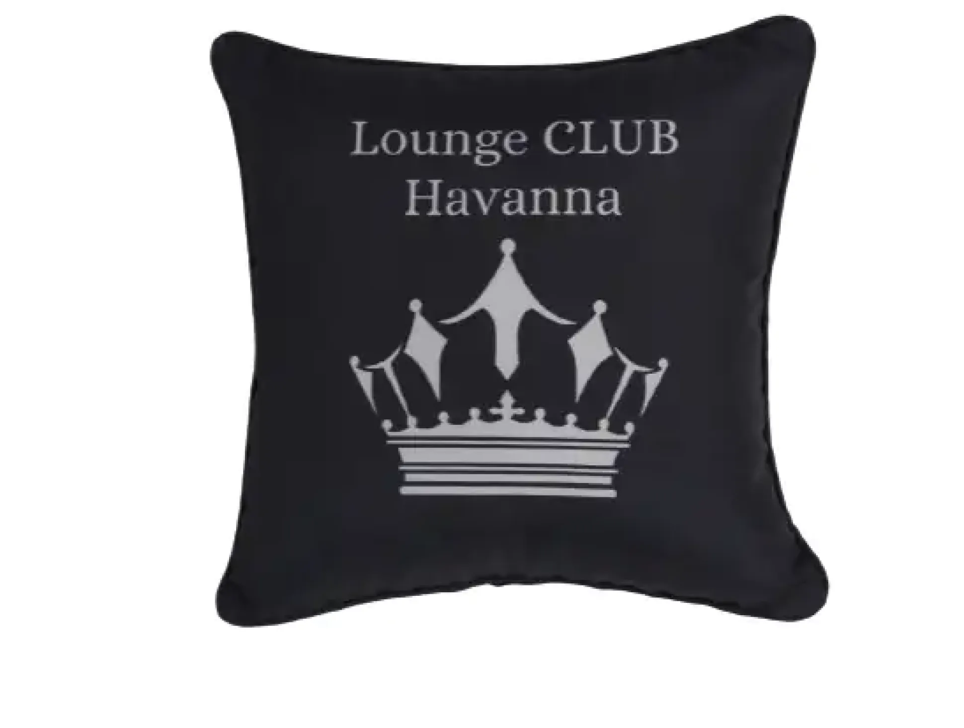 Primaster Kissen Lounge Club Havanna 45 x 45 cm, schwarz