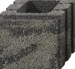 Primaster Mauerstein Garten 25 x 25 x 20 cm grau anthrazit nuanciert
