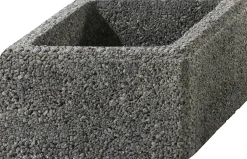 Primaster Pfeilerstein Garten 37,5 x 37,5 x 20 cm grau anthrazit nuanciert