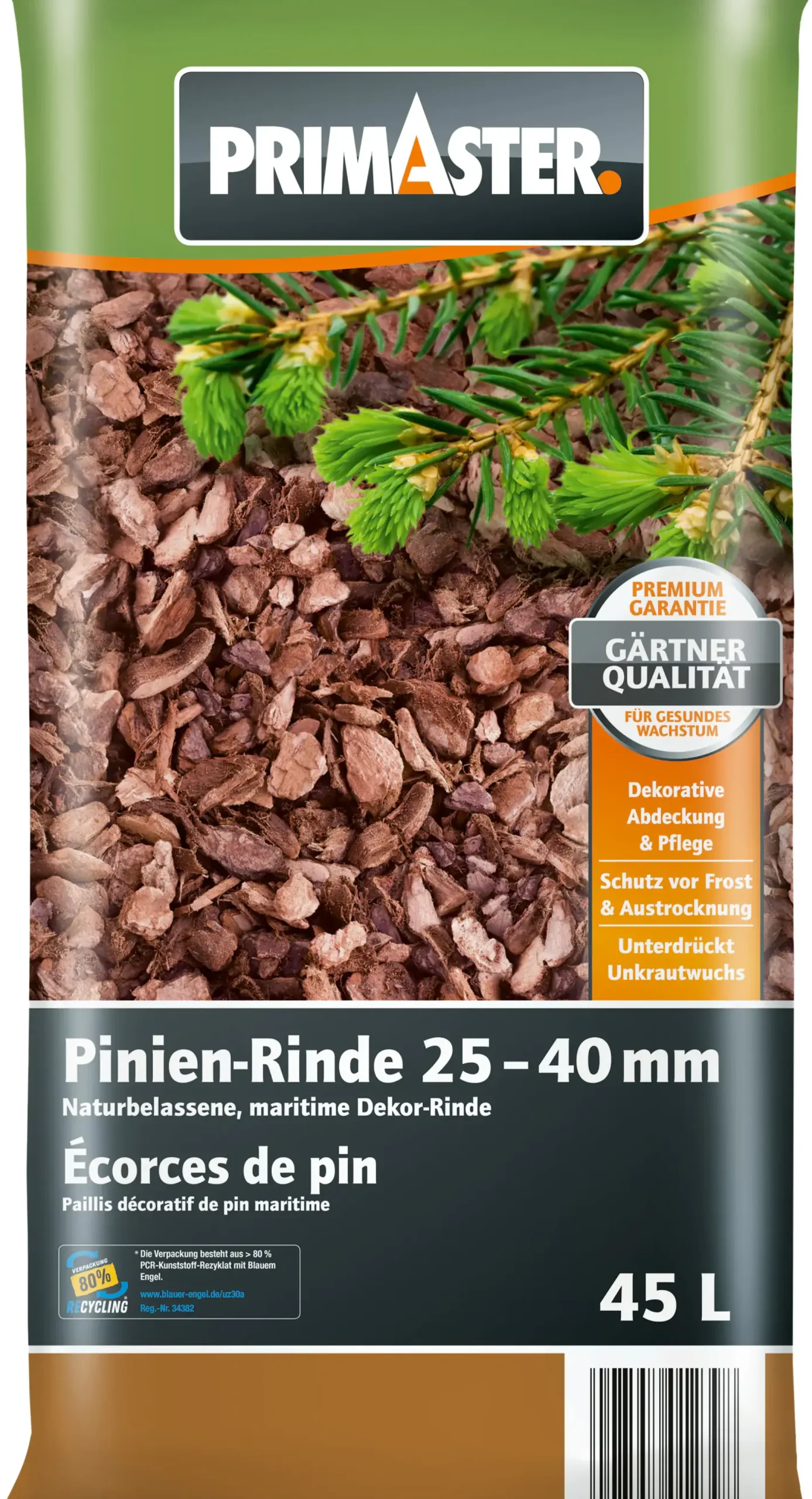 Primaster Pinienrinde 25-40 mm 45 L