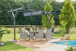 Primaster Raffpavillon Easy 300 x 360 cm anthrazit