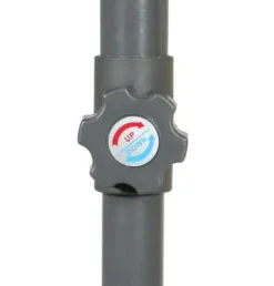Primaster Sonnenschirm Florida anthrazit, Ø 250 cm