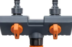 Primaster 2-Wege Verteiler für Gartenschlauch Ø 19 mm