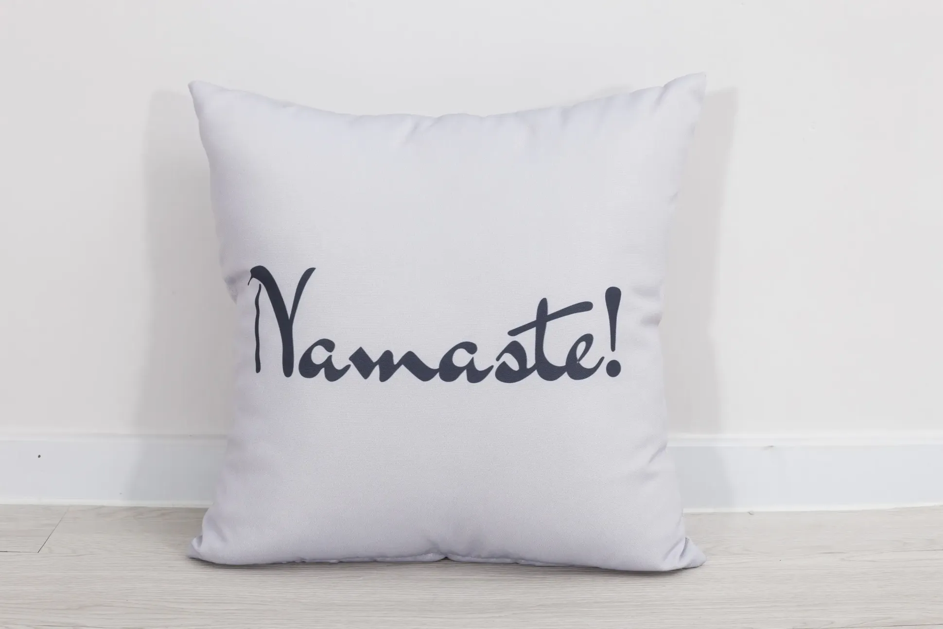 Primaster Wendekissen Namaste 45 x 45 cm, grau