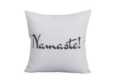 Primaster Wendekissen Namaste 45 x 45 cm, grau
