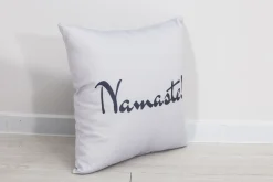 Primaster Wendekissen Namaste 45 x 45 cm, grau