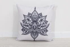 Primaster Wendekissen Namaste 45 x 45 cm, grau