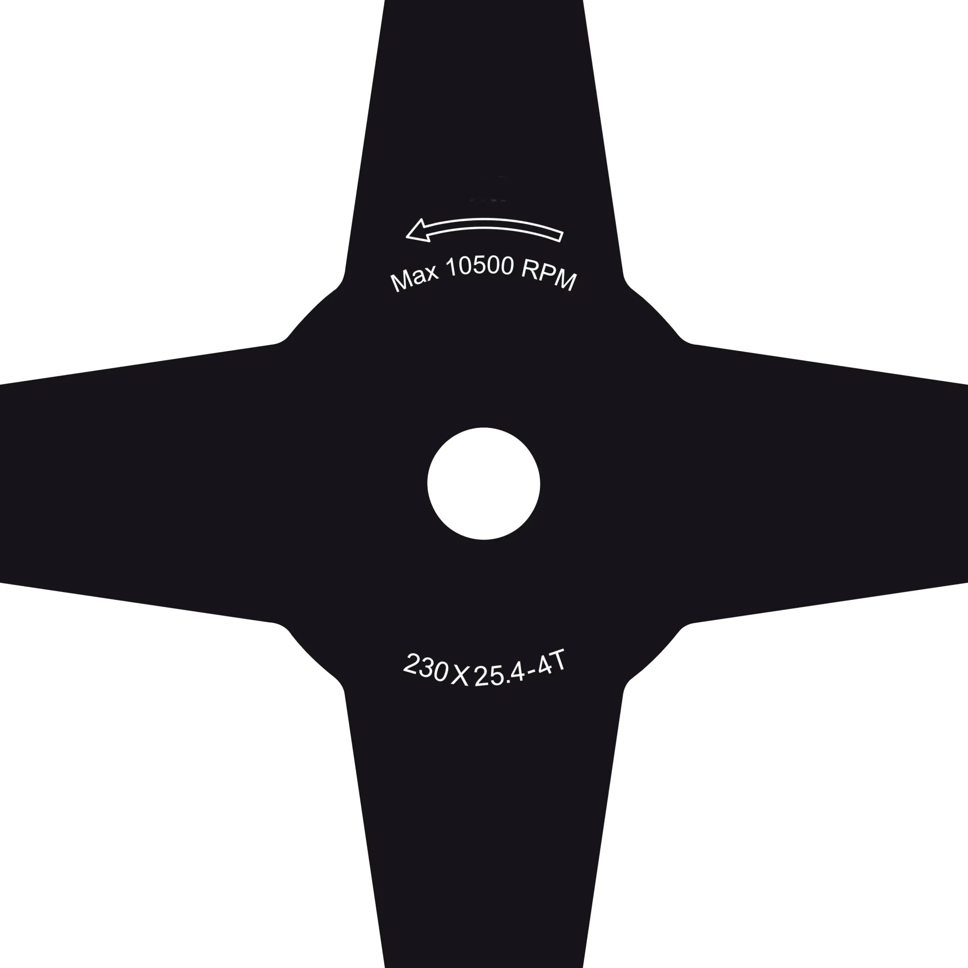 Primaster 4-Zahn-Ersatzmesser Ø 23 cm für Freischneider, Trimmer und Sense