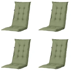 Progarden Garten-Essgruppe Tampa + Faro 4 Personen Kunststoff weiß/grün