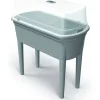 Prosperplast Anzuchttisch Set Bloomo Kunststoff 77,5 x 38 cm steingrau