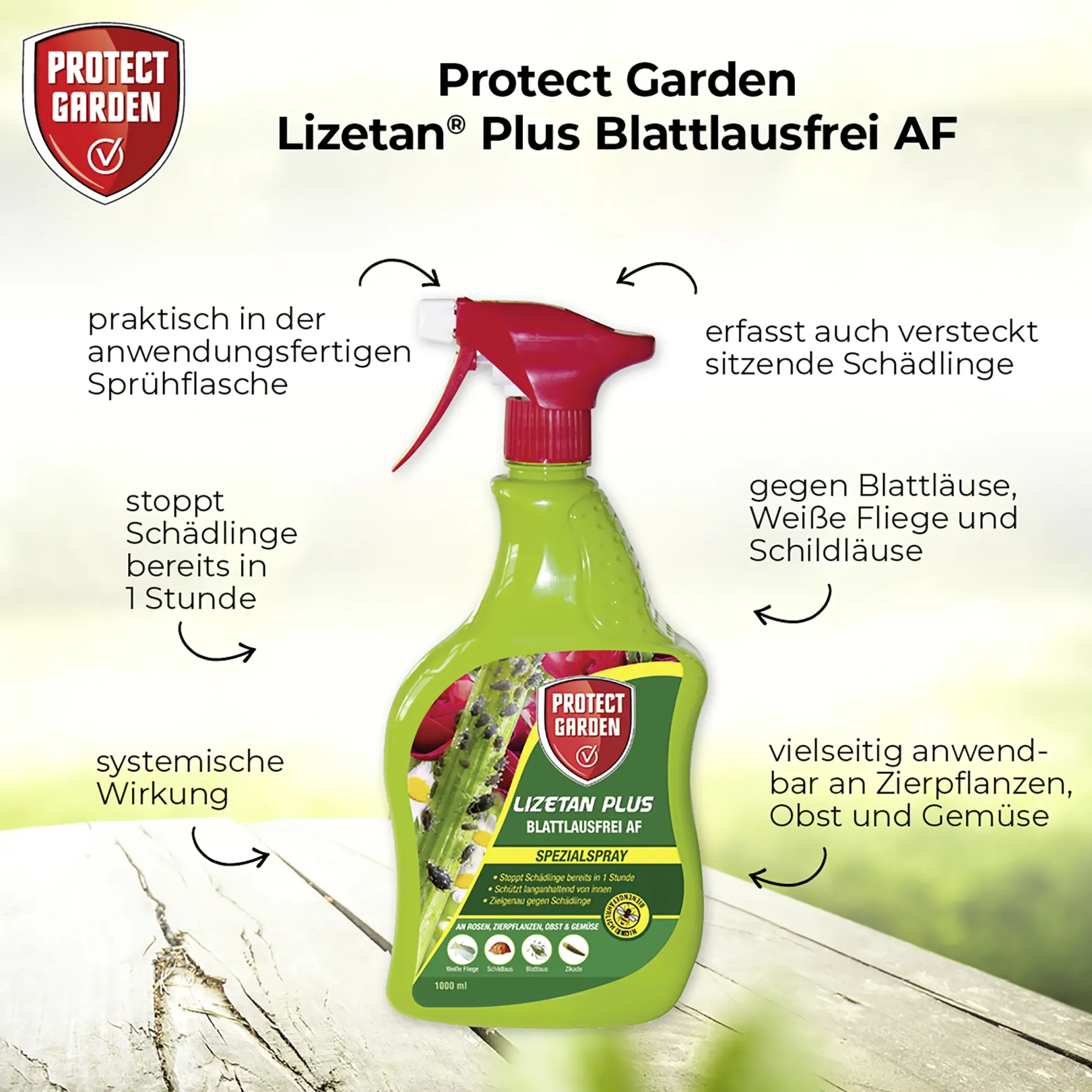 Protect Garden Lizetan Plus Blattlausfrei AF 1 l