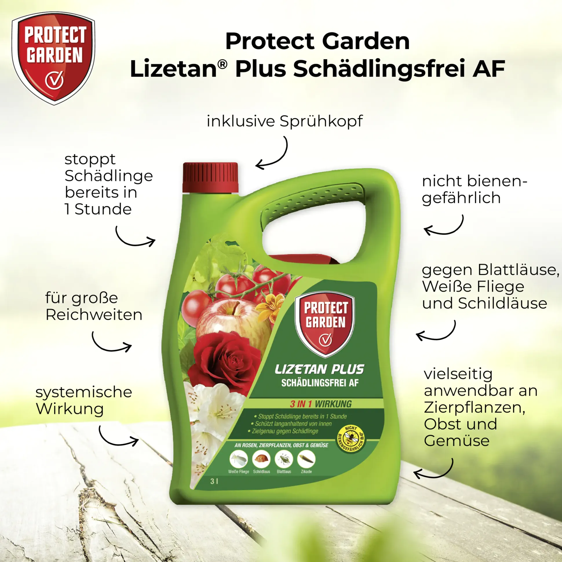 Protect Garden Lizetan Plus Schädlingsfrei AF 3 l