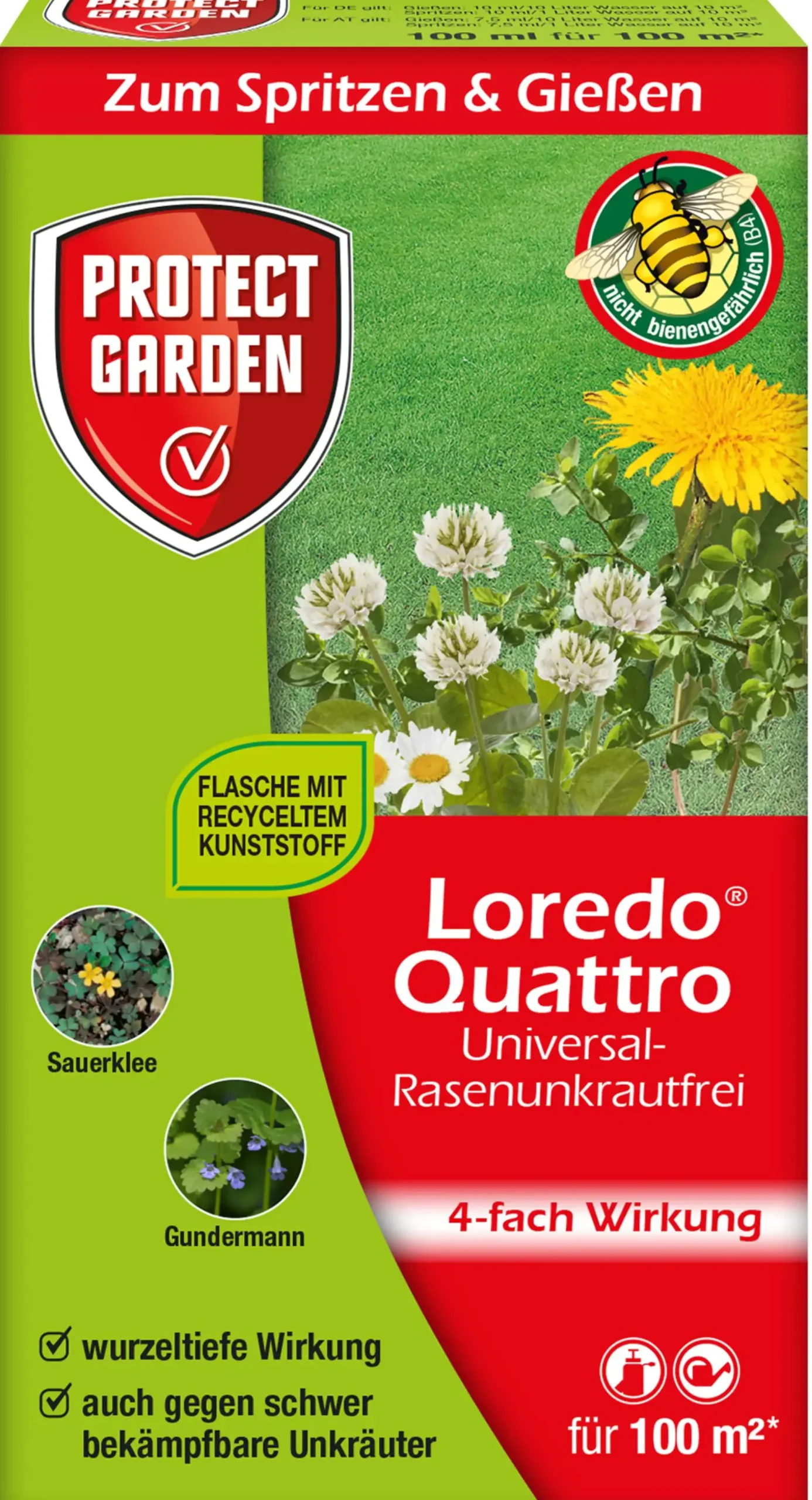 Protect Garden Loredo Quattro Universal Rasenunkrautfrei 100 ml