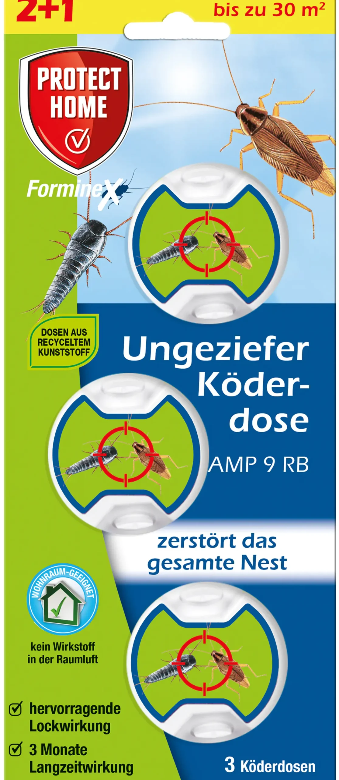 Protect Home FormineX Ungeziefer Köderdose 3 Stück