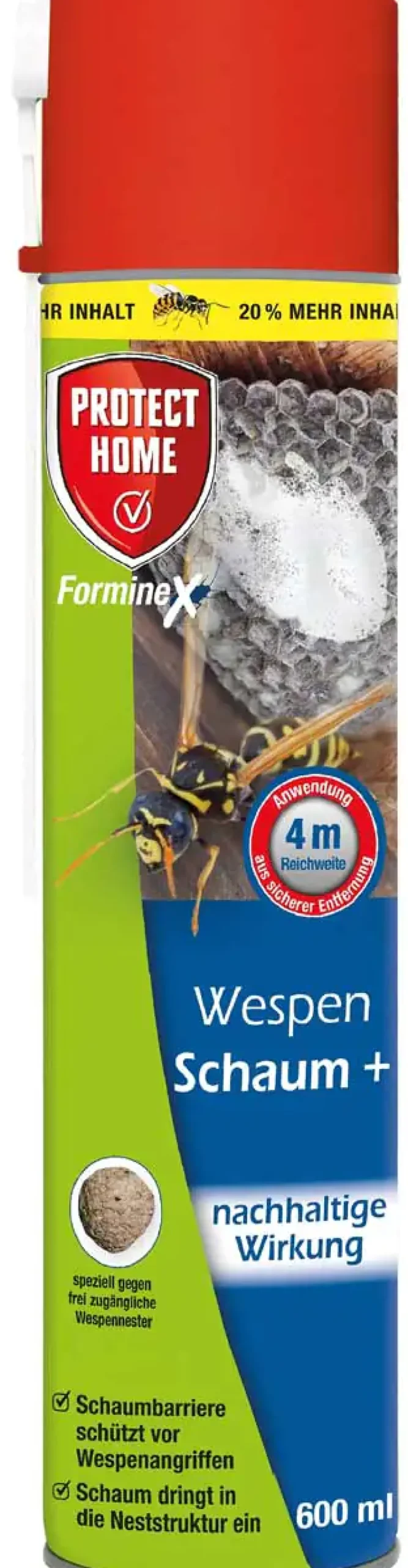 Protect Home FormineX Wespenschaum + 600 ml
