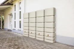 4rain Regenspeicher Slim Wandtank-Set 1400 L