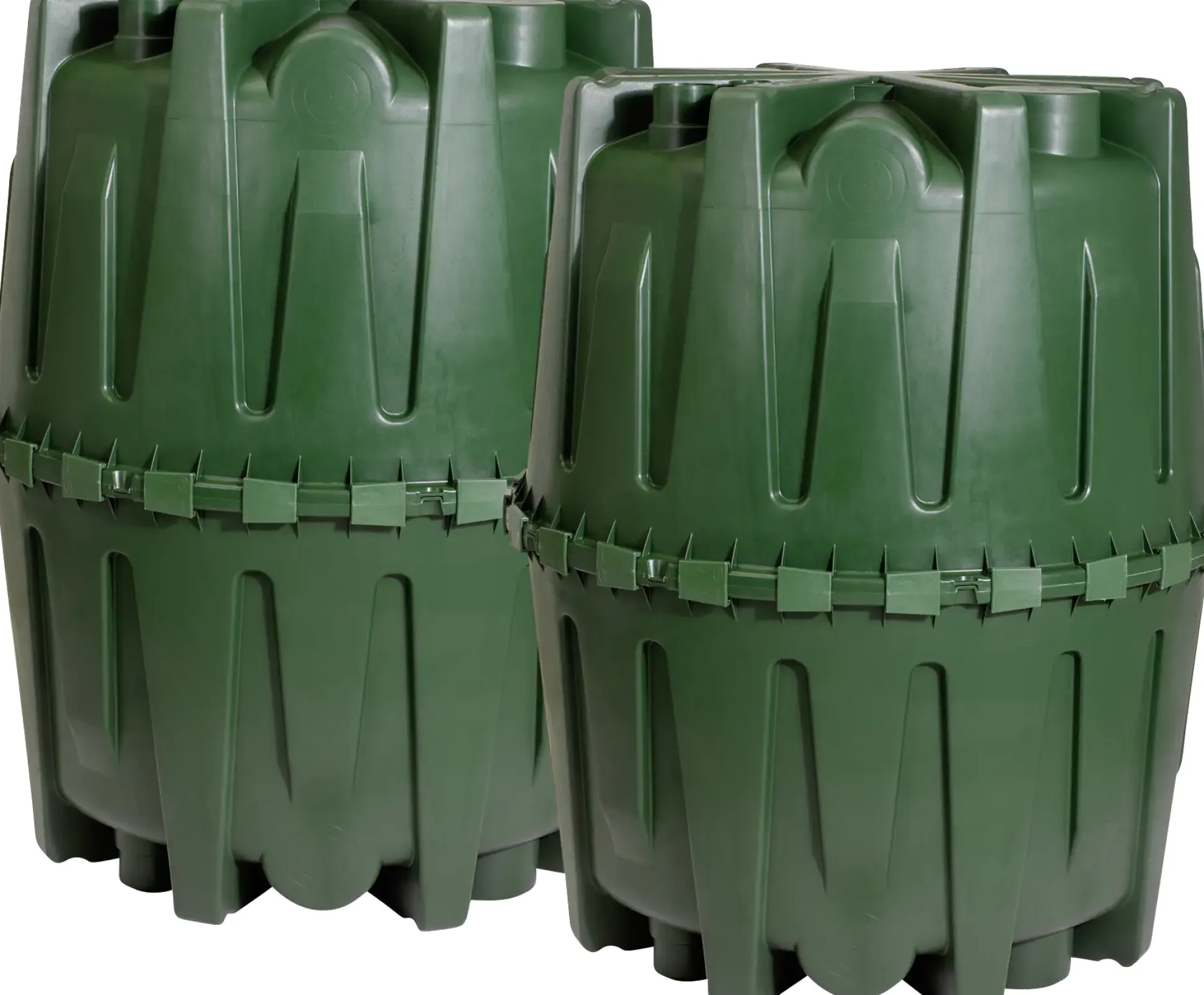 4rain Regenwasser Tank-Set Herkules 3.200 l, grün
