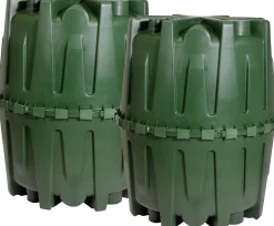 4rain Regenwasser Tank-Set Herkules 4.800 l, grün