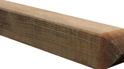 Rundkopfpfosten 190 cm, 90 x 90 mm, kesseldruckimprägniert, braun