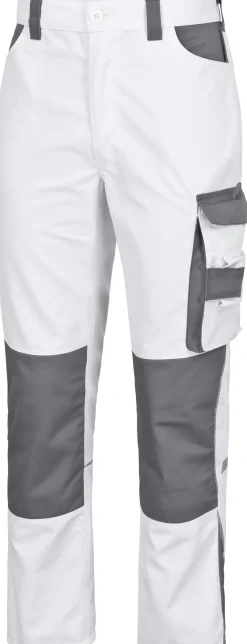 Safety&more Arbeitshose Extreme weiss/grau