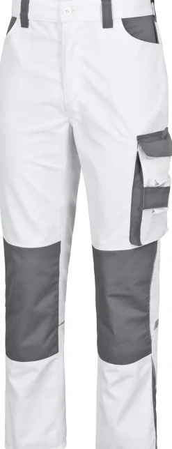 Safety&more Arbeitshose Extreme weiss/grau