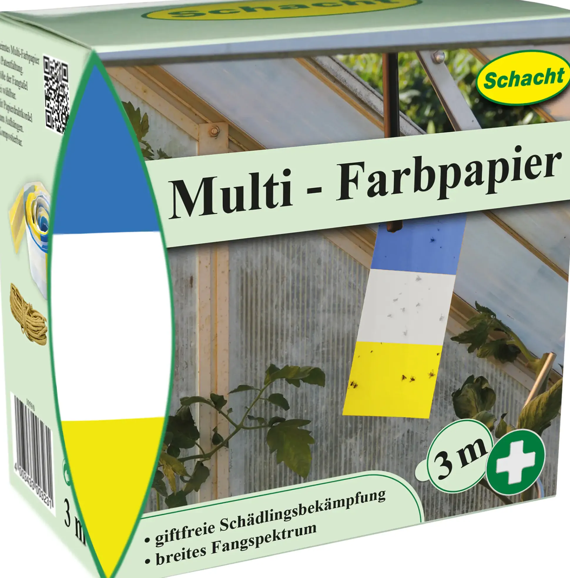 Schacht Multi-Farbpapier mit Naturleim 3 m