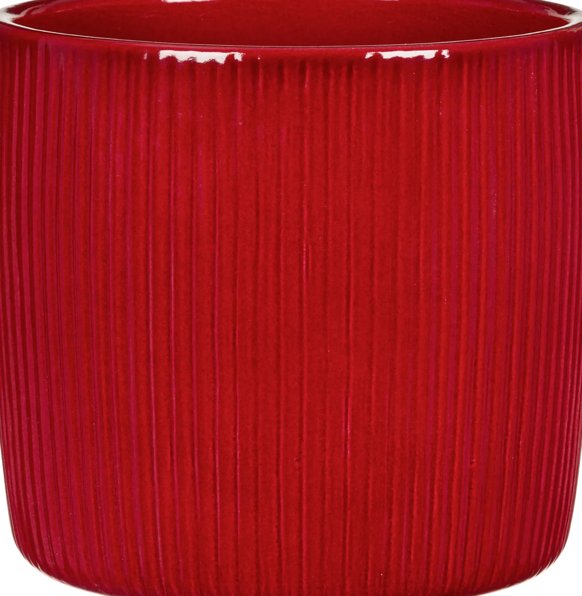 Scheurich Übertopf chili rot 13,5 x 13,5 cm Keramik