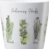Scheurich Übertopf Culinary Herbs Ø 14 x 13,2 cm weiß-grün