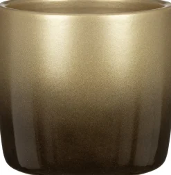 Scheurich Übertopf gold 13,5 x 13,5 cm Keramik