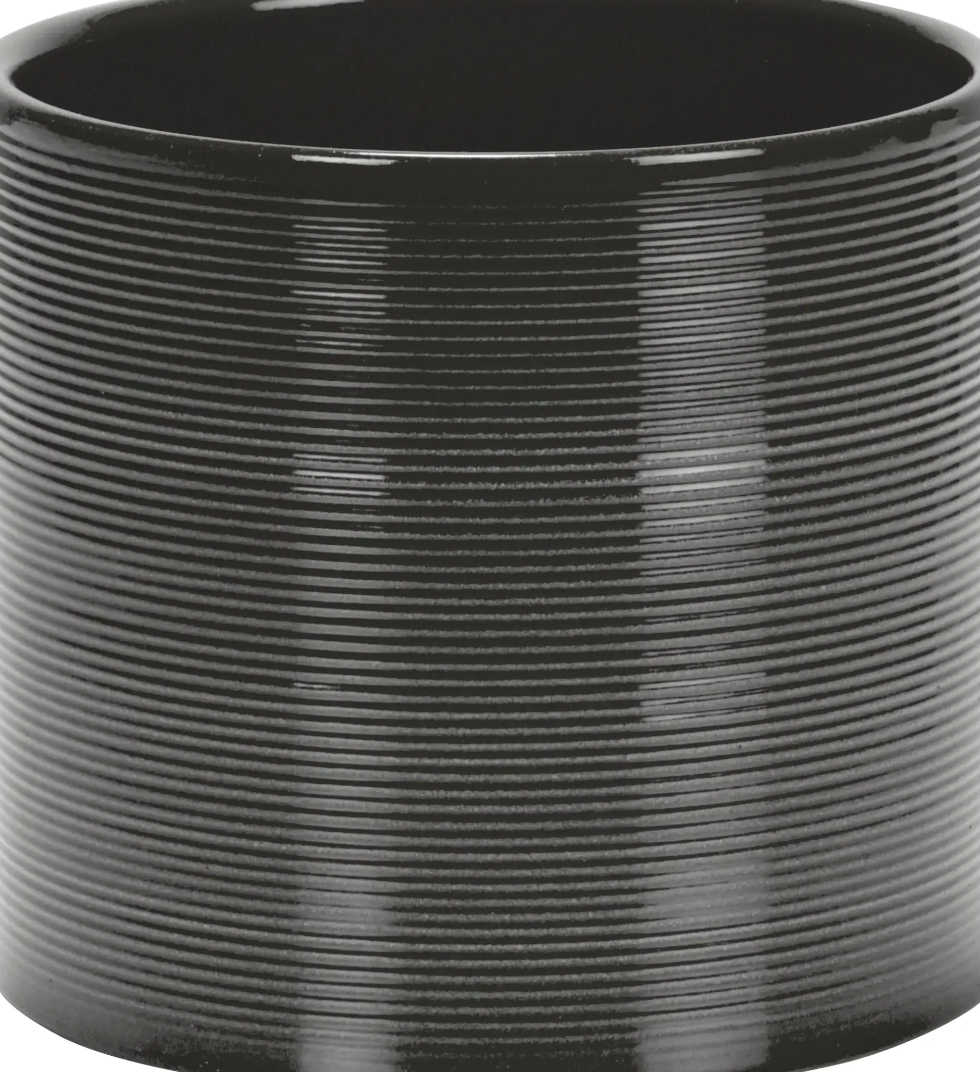 Scheurich Übertopf Serie 828 Ø 28 x 25 cm glass grey